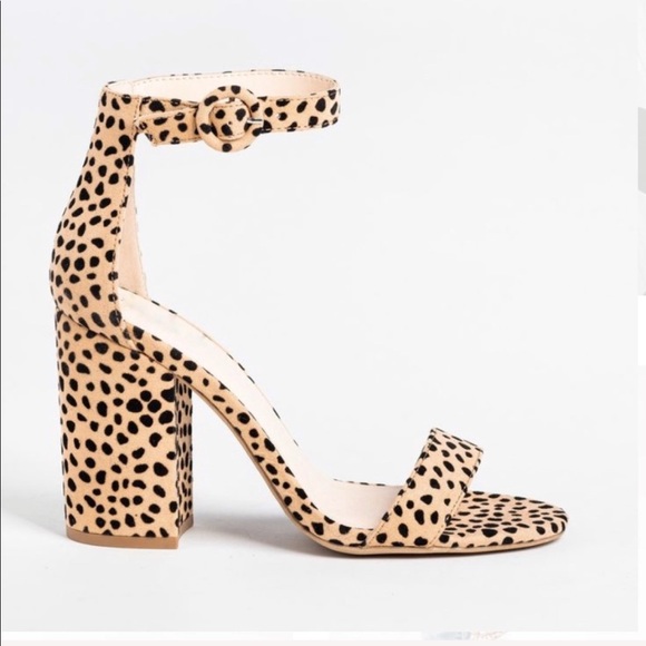 NEW Leopard Print Block Heel - Picture 5 of 7